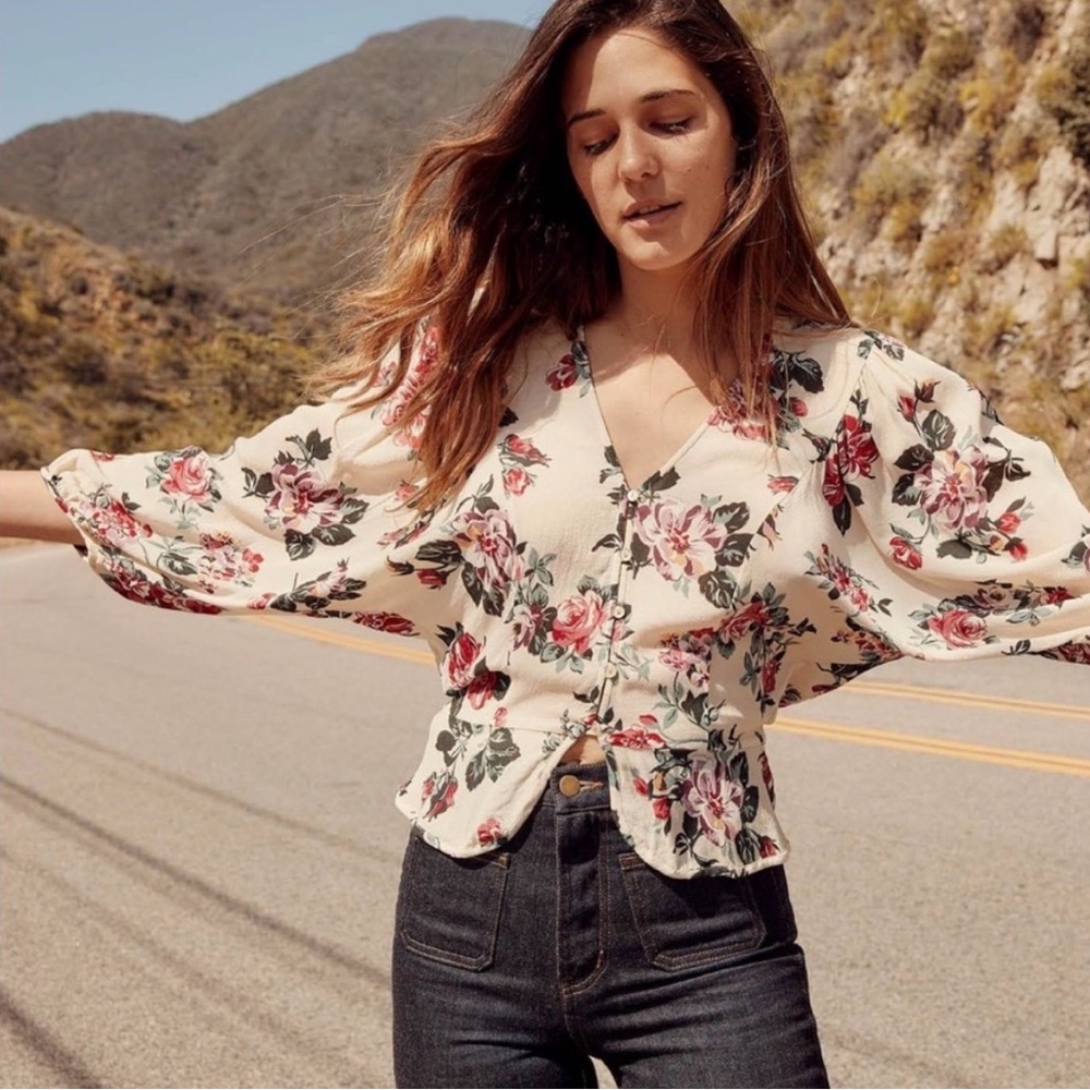 NEW! Christy Dawn Emmy Top in Floribunda sz Small NWT